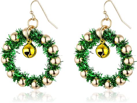 9ct gold christmas earrings uk.